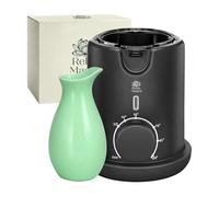 Relax Master Massage Oil Warmer | Ceramic Jug Oil Heater Adjustable Temperature 33-100°C | Fast Heating 400W | Bain Marie System Massage Oil Heater for Spa.