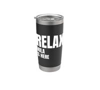Relax Mila is Here Popular Birth Names Mila Costume Stainless Steel Insulated Tumbler