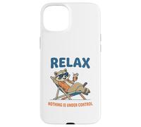 Relax Nothing Is Under Control Animal Lover Case for iPhone 15 Plus