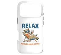 Relax Nothing Is Under Control Animal Lover Case for iPhone 17 Pro