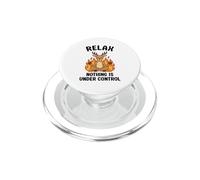 Relax Nothing Is Under Control Funny Deer PopSockets PopGrip for MagSafe
