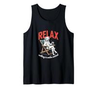Relax Nothing is Under Control Funny Dog Saying Tank Top