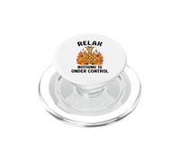 Relax Nothing Is Under Control Funny Giraffe PopSockets PopGrip for MagSafe