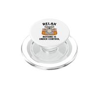 Relax Nothing Is Under Control Funny Koala Bear PopSockets PopGrip for MagSafe