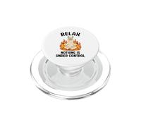 Relax Nothing Is Under Control Funny Llama PopSockets PopGrip for MagSafe