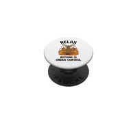 Relax Nothing Is Under Control Funny Moose PopSockets Adhesive PopGrip