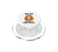Relax Nothing Is Under Control Funny Owl PopSockets PopGrip for MagSafe