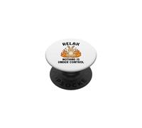 Relax Nothing Is Under Control Funny Rabbit PopSockets Adhesive PopGrip