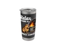 Relax Nothing is Under Control Funny Sarcastic Capybara Stainless Steel Insulated Tumbler