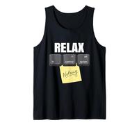 Relax Nothing is Under Control Punny Mental Health Adulting Tank Top