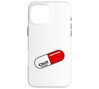 Relax Pill | Chill Time | Psychologist Humor, Psychology Case for iPhone 16 Pro Max