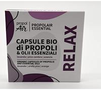 Relax - Propolis Capsules BIO with Essential Oils: Lavander, Arolla Pine, Orange. Helps boost immune system. Works with all PropolAir propolis diffusers range