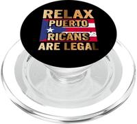 Relax Puerto Ricans are Legal PopSockets PopGrip for MagSafe