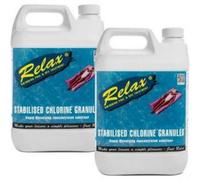 Relax Swimming Pool Stabilised Chlorine Granules 2 X 5Kg Tubs Value