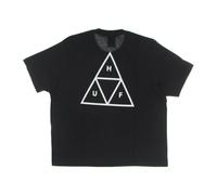 Relax Tee with Triple Triangle Design, female, HUF, T-Shirts, Black, M, Tops M