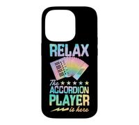 Relax The Accordion Player Is Here Case for iPhone 14 Pro