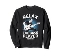 Relax The Bass Player Is Here T Shirt Funny Music Tee Sweatshirt