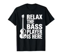 Relax The Bass Player is Here Violin Vintage Bass Style T-Shirt