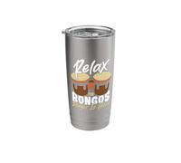 Relax The Bongos Player is Here Stainless Steel Insulated Tumbler