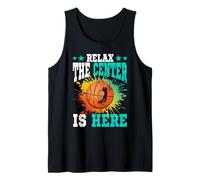 Relax The Center is Here Cool Basketball Tank Top