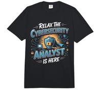 Relax the Cybersecurity Analyst is Here Infosec Comfort Colors Adult Heavyweight T-Shirt