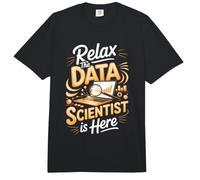 Relax the Data Scientist is Here Machine Learning Comfort Colors Adult Heavyweight T-Shirt