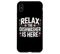 Relax The Dishwasher Is Here Eating Time Kitchen Helper Case for iPhone XS Max