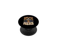 Relax the DJ Is Here DJ Disc Jockey Music PopSockets Adhesive PopGrip