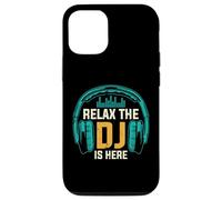 Relax the Dj Is Here Funny DJ Disc Jockey Music Player Mens Case for iPhone 12/12 Pro