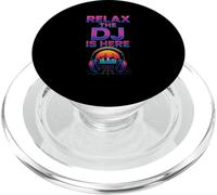 Relax the Dj Is Here Funny DJ Disc Jockey Music Player Mens PopSockets PopGrip for MagSafe