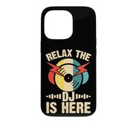 Relax The DJ Is Here Retro Vinyl DJ Case for iPhone 13 Pro