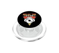 Relax The DJ Is Here Retro Vinyl DJ PopSockets PopGrip for MagSafe