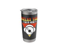 Relax The DJ is Here Stainless Steel Insulated Tumbler
