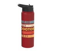 Relax The Doctor for Doctorate Stainless Steel Insulated Water Bottle