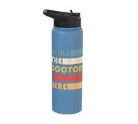 Relax The Doctor for Doctorate Stainless Steel Insulated Water Bottle