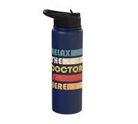 Relax The Doctor for Doctorate Stainless Steel Insulated Water Bottle