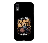 Relax the Dung Beetle Is Here Insect Nature Case for iPhone XR