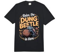 Relax the Dung Beetle is Here Insect Nature Comfort Colors Adult Heavyweight T-Shirt