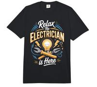 Relax the Electrician is Here Sparky Electrical Comfort Colors Adult Heavyweight T-Shirt