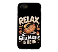 Relax the Grill Master Is Here Hot Dog BBQ Grilling Case for iPhone SE (2020) / 7/8