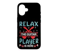 Relax The Guitar Player Is Here Retro Music Case for iPhone 16