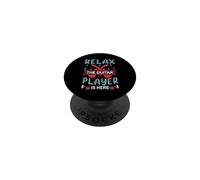 Relax The Guitar Player Is Here Retro Music PopSockets Adhesive PopGrip