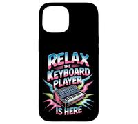 Relax The Keyboard Player Is Here Synth Music Case for iPhone 15
