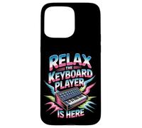 Relax The Keyboard Player Is Here Synth Music Case for iPhone 15 Pro Max