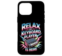 Relax The Keyboard Player Is Here Synth Music Case for iPhone 16 Pro Max