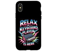 Relax The Keyboard Player Is Here Synth Music Case for iPhone X/XS