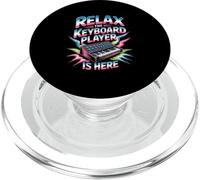 Relax The Keyboard Player Is Here Synth Music PopSockets PopGrip for MagSafe