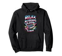 Relax The Keyboard Player Is Here Synth Music Pullover Hoodie