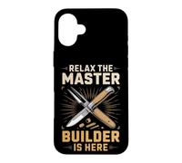 Relax the Master Builder Is Here Model Building Scale Models Case for iPhone 16 Plus