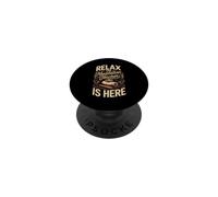 Relax the Meditation Teacher Is Here Mindfulness Zen PopSockets Adhesive PopGrip